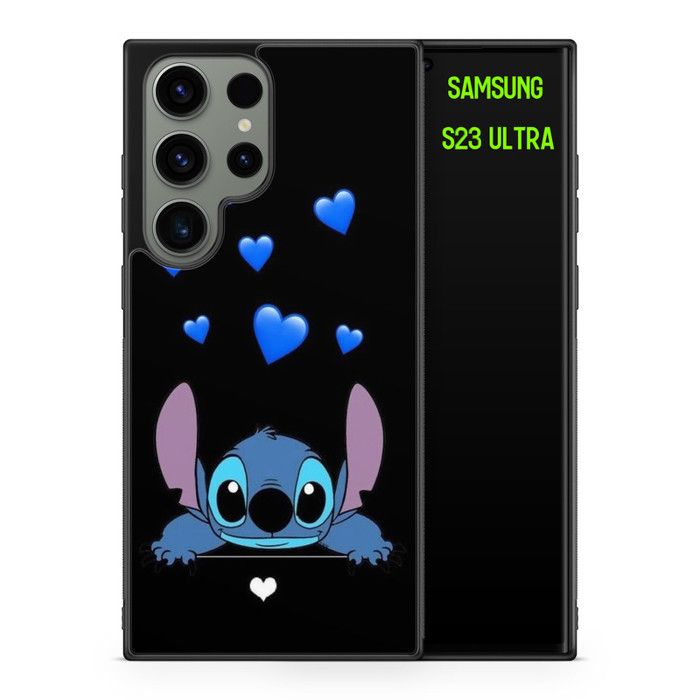 Coque de téléphone - Coque en Folie - Compatible Samsung Galaxy S23 Ultra Stitch Disney Lilo et Stitch Olaf Ref 2257
