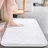 Super Thick Fluff Fiber Bath Mat Home Decoration Door Mat Non-Slip Absorbent Bathroom Doormat Super Soft Fiber Bath Rug