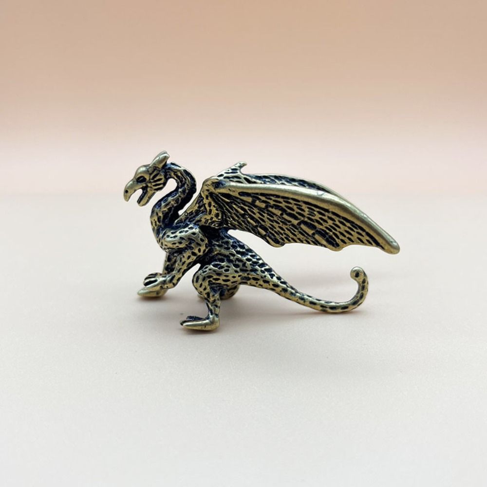 Chinese Mythical Pterosaur Dragon Ornament Mythical Beast Figurines Home Desk Decorations