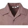 Uniqlo SS24 Серия U Однотонная Рубашка на Пуговицах с Длинным Рукавом Мужские рубашки Коричневый 464936-36