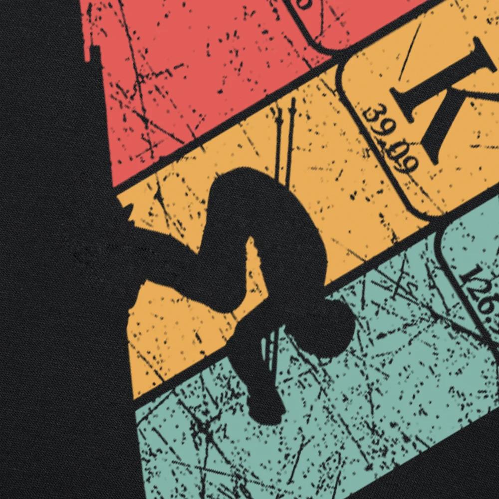 Funny Ski Periodic Table Skier Nerd Vintage T Shirts Summer Skiing Cotton Streetwear Short Sleeve Gifts T-shirt Mens Clothing