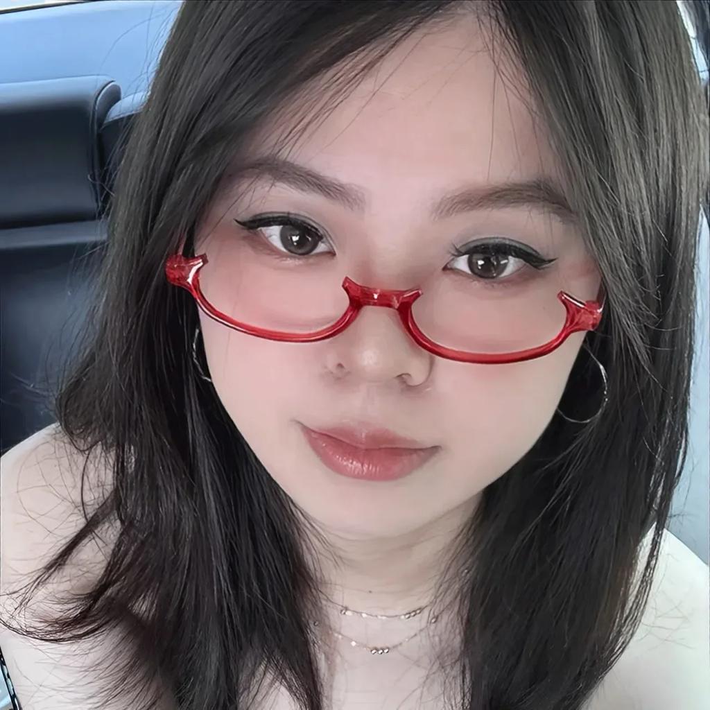 Аниме-персонаж Камиширо Ризе Косплей Красные очки Акеми Хомура Ролевая игра Полуоправа для очков без линз Аксессуары Очки