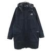 Adidas PRSVE твидовое длинное пальто L черное Мужское Б/У