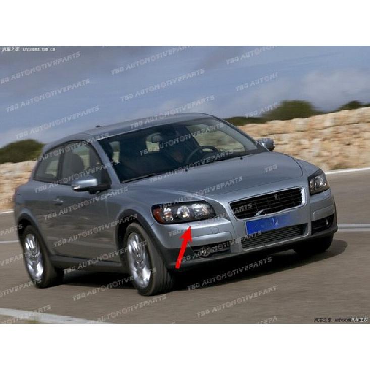 Front Bumper Headlight Washer Nozzle Jet Cover For Volvo C30 2007-2009 30655933
