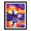 Needlework  Diamond Embroidery Full Round Diamond Picture Home Decor Pattern Diamond Painting Horse