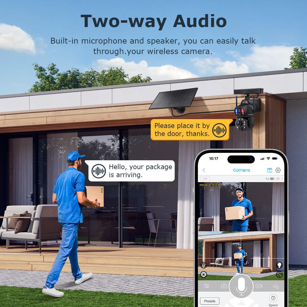 SHIWOJIA 4K 8MP 36X Zoom 4G Солнечная камера с двумя объективами