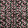 Cotton Flex Black Fabric Florals Diy Clothing Quilting Fabric Print Fabric By Yard 40 Inch