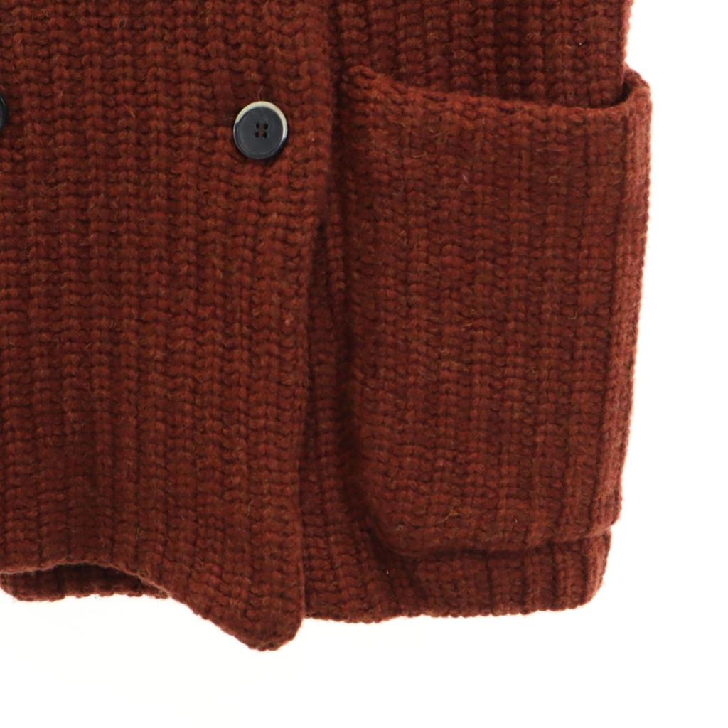 BARENA Made In Italy Wool Blend Shawl Collar Knit Jacket XS Double Button Women Used