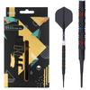 Cuesoul JIHO S1 Gram Tungsten Steel Soft Tip Dart Set with ROST T19 Integrated Flights 18/20 90% Two-Color (CSJH-90R18KJHS1)