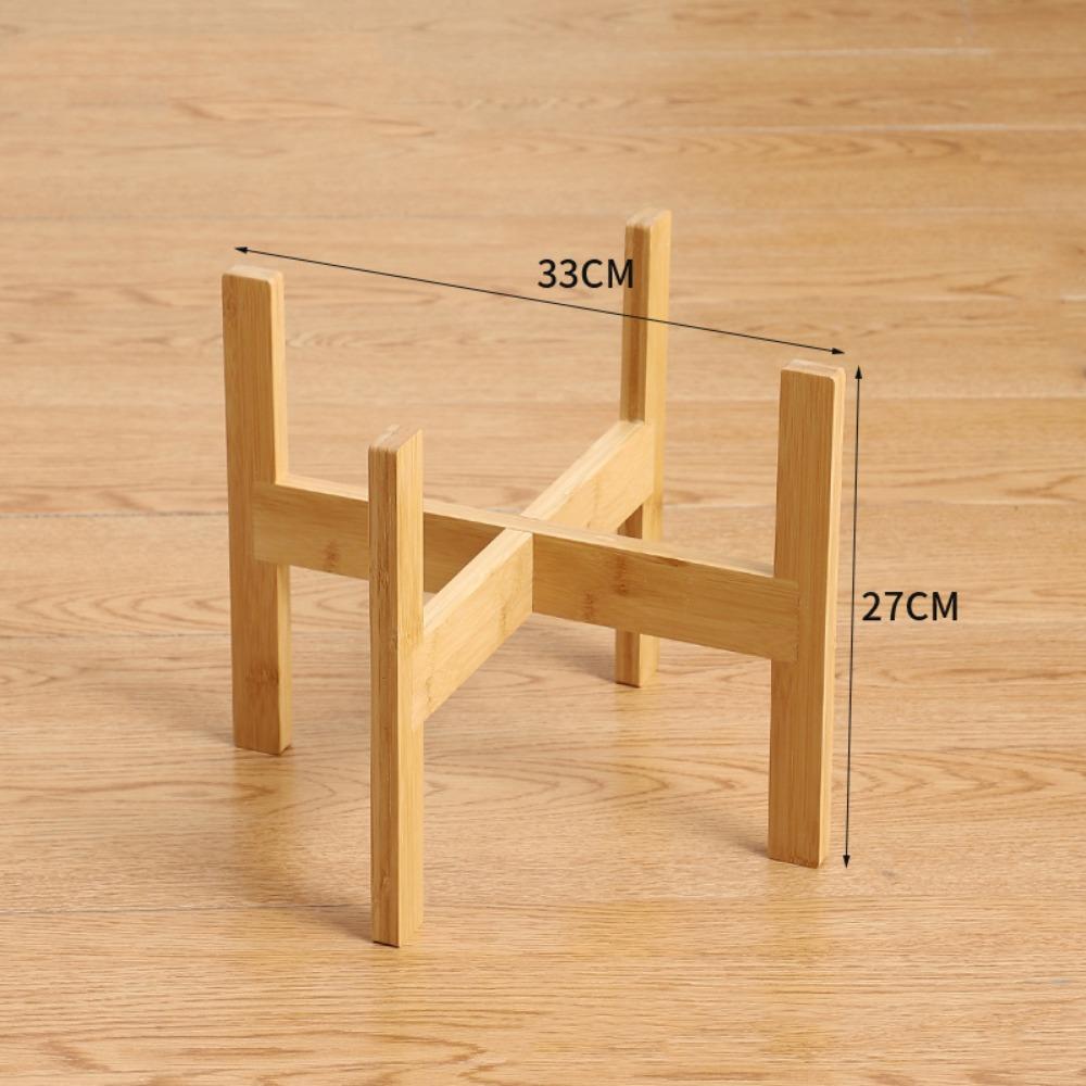 Стойка для украшения дома, подставка для бонсай, основание цветочного горшка, напольный держатель для цветочного горшка из дерева