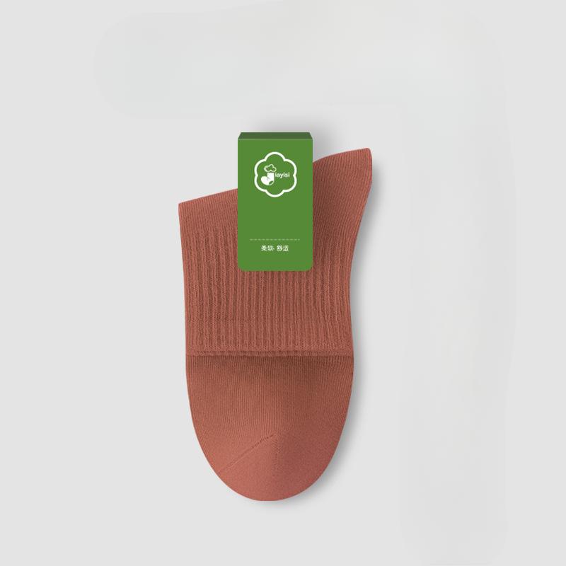 Мужские летние спортивные дезодорирующие влагоотводящие бесшовные носки-гольфы из чистого хлопка