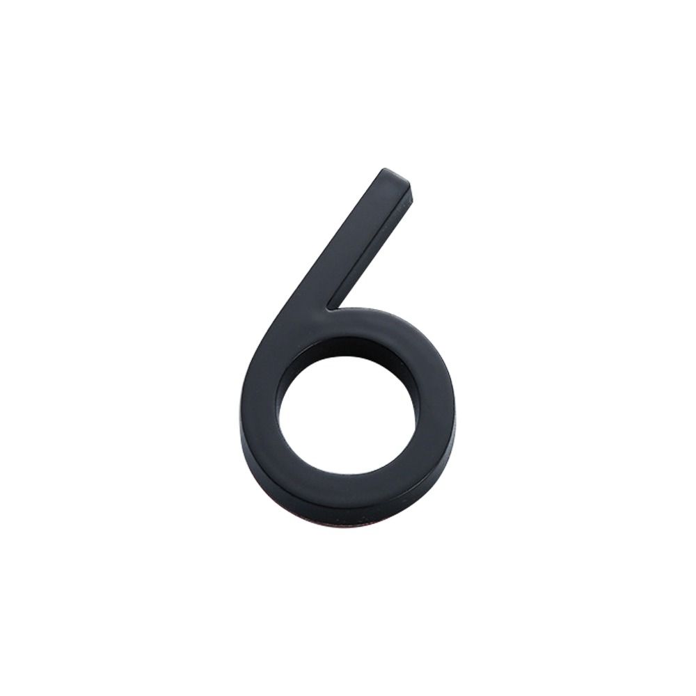 3D Черный АБС Акрил Для Дома Почтовый Ящик Адрес Отеля Дверная Табличка Номерной Знак Табличка Цифровая Бирка От 0 До 9