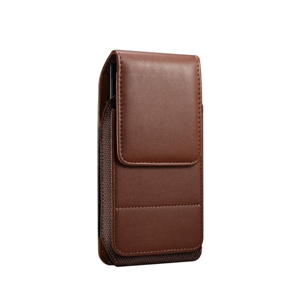 Textured Design PU Leather Belt Clip Case Card Slot Vertical Cover for Smartphones