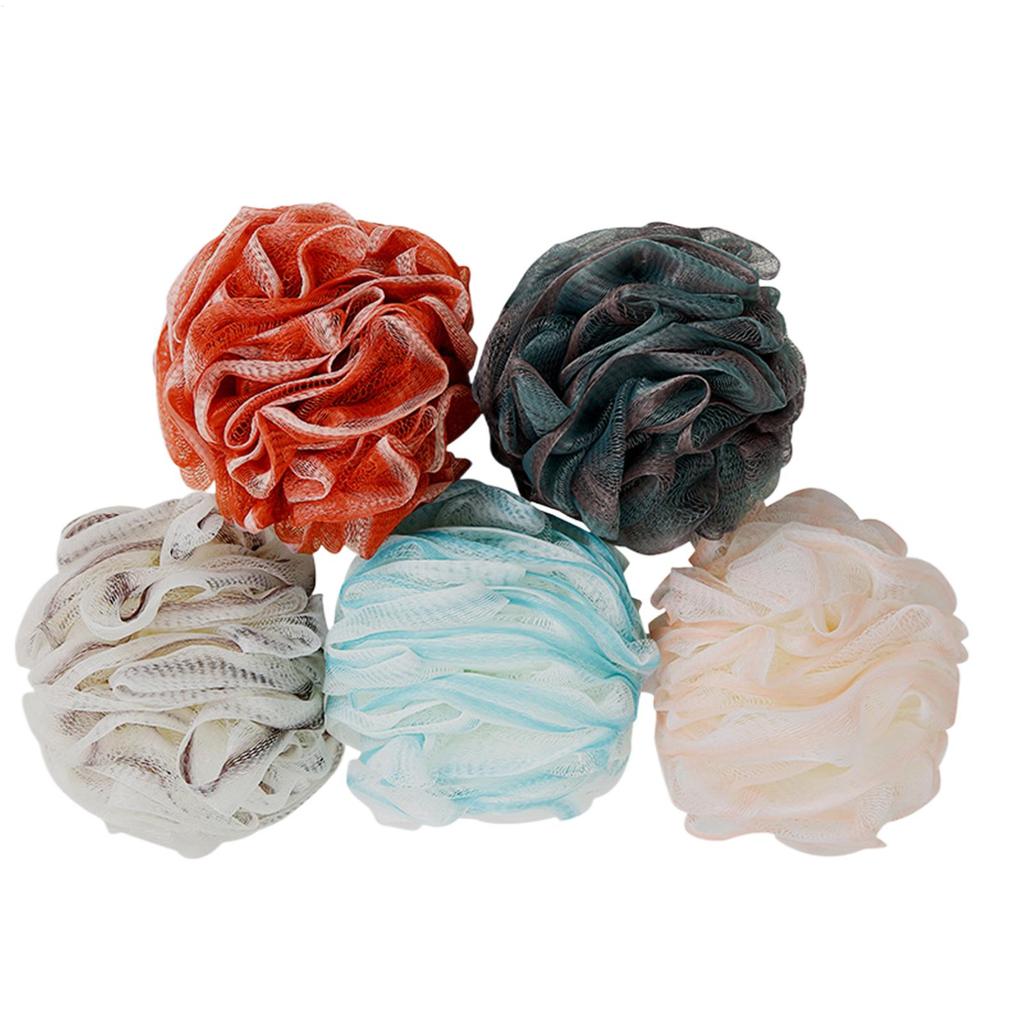 Shower Loofah Gentle Foaming Fine Mesh Washcloth Bath Loofah Teenager's Bath Foam Ball Exfoliating Shower Ball Loofah