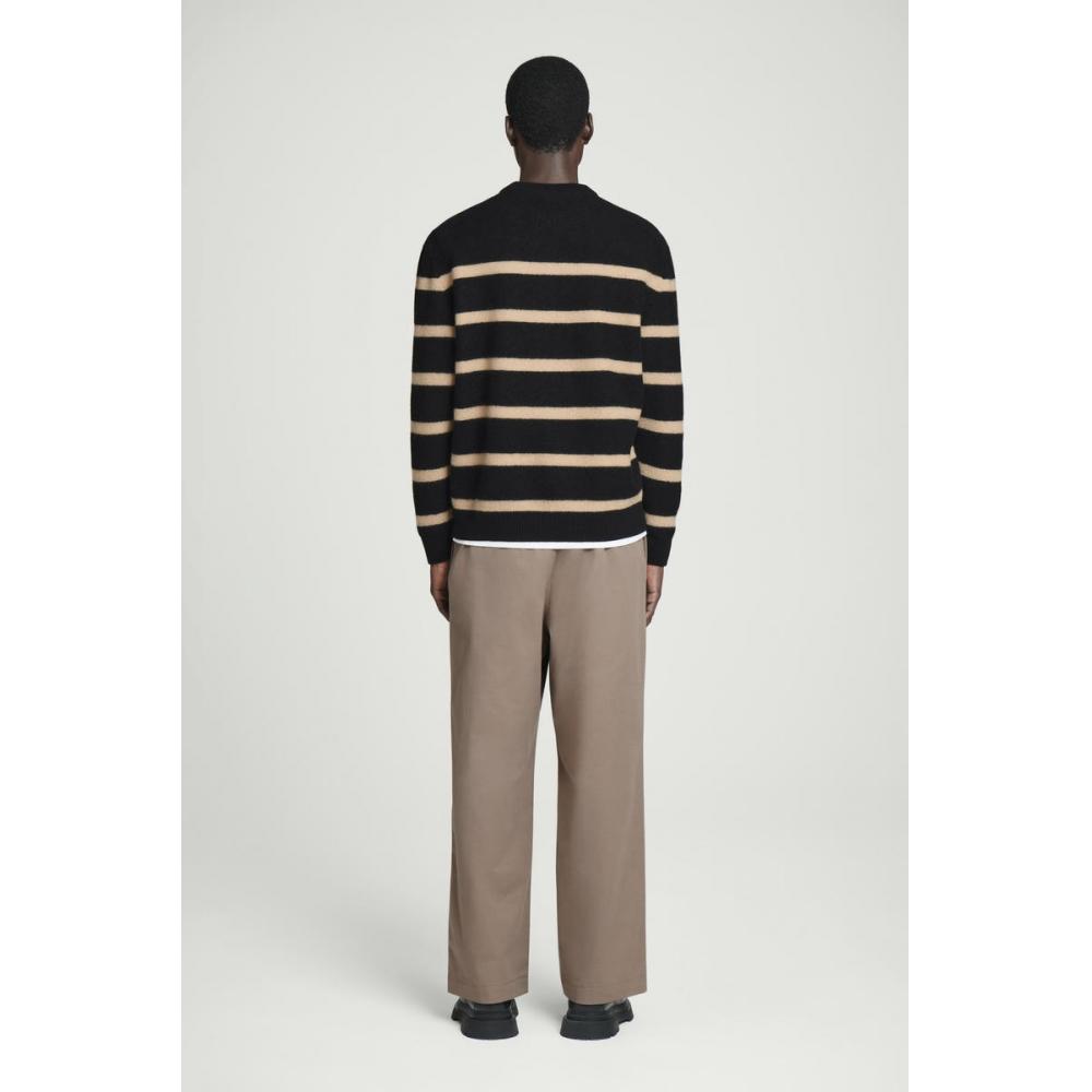 COS Japan Boiled Wool Crew Neck Sweater