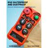 New Q404 4 Buttons double Speed Industrial Wireless Radio Crane Remote Control switches winches Hoist track Crane  Controller
