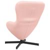 Egg Chair Pink 63 x 73 x 90 cm Fabric