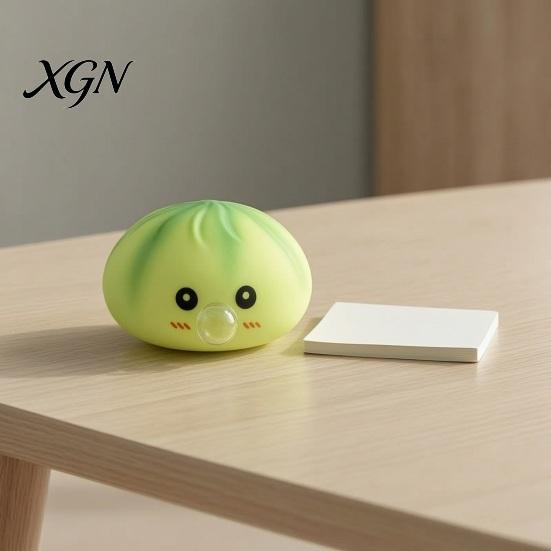 Steamed Bun Sensory Toy Bubble Blowing Cartoon Dumpling Pinch Squeeze Stress Ball Fidget Relief Hand Exercise Relaxation Tool Anti-stress