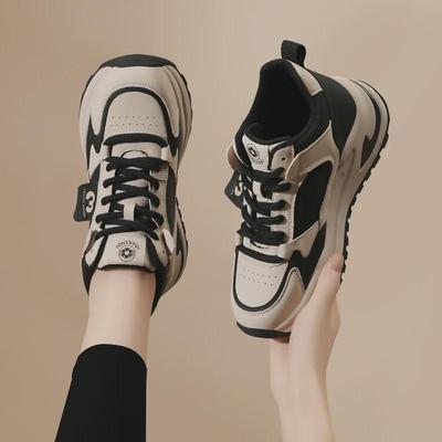 Женские легкие повседневные кроссовки на толстой подошве 2024 года — универсальная осенняя спортивная обувь