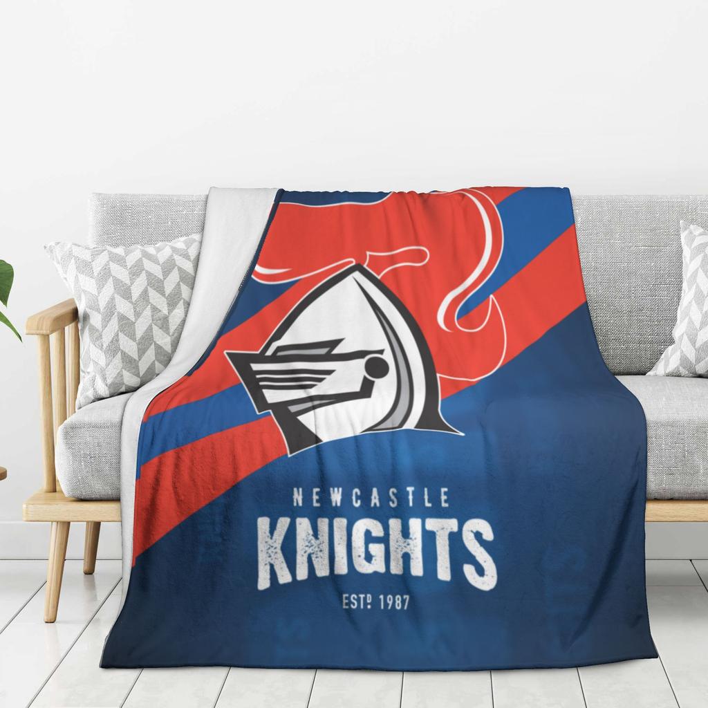 Newcastle Knights Blanket - Soft Throw with Bold Logo, Perfect for Sports Fans, Unique Gift for Team Supporters