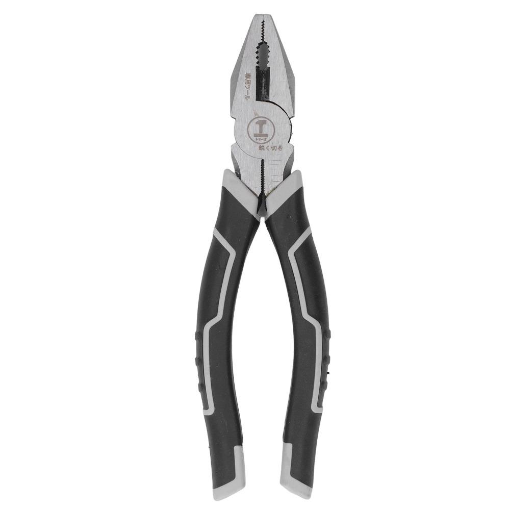 Practical High Hardness Electrician Plier 8in Anti Slip Handle Combination Plier Carbon steel Black Lineman Plier Lineman