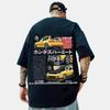 Vintage T-Shirts For Unisex's 3d Racing Print Unisex Short Sleeve T-Shirt Loose Street Tops Oversized Tees Shirt Unisex Clothing