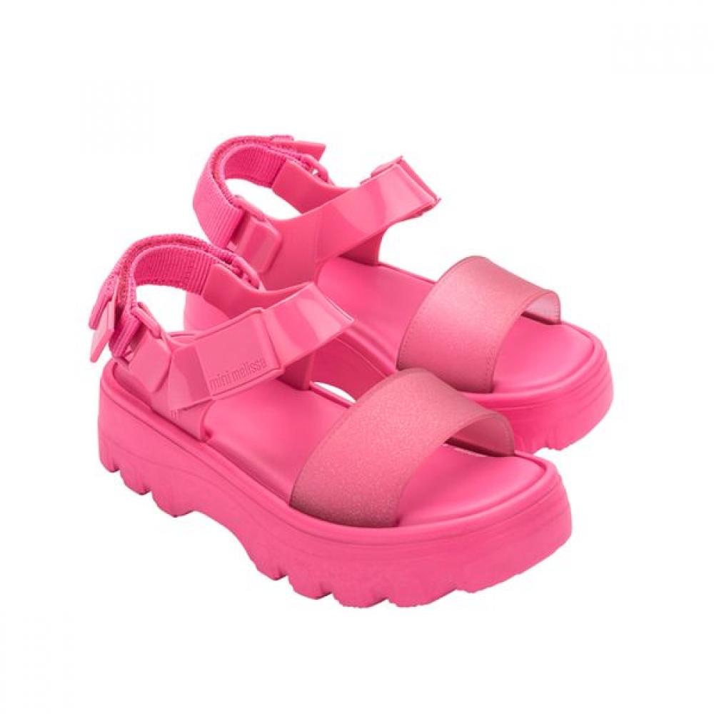 Детские сандалии Mini Melissa с защитой пальцев ног Kick Off, прозрачные гелевые туфли для подростков Msycf2tsco11