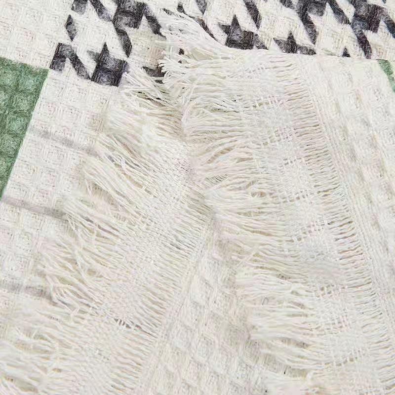 New Style Small and Fresh Anti-cat Scratch Sofa Cover Blanket Extra Large Straight Row Four-season Universal Sofa Cover Cloth