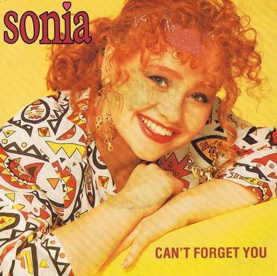 7-дюймовая пластинка SONIA - Can't Forget You CHS3419 Chrysalis 1989 UK Танцевальная и электронная музыка Б/У