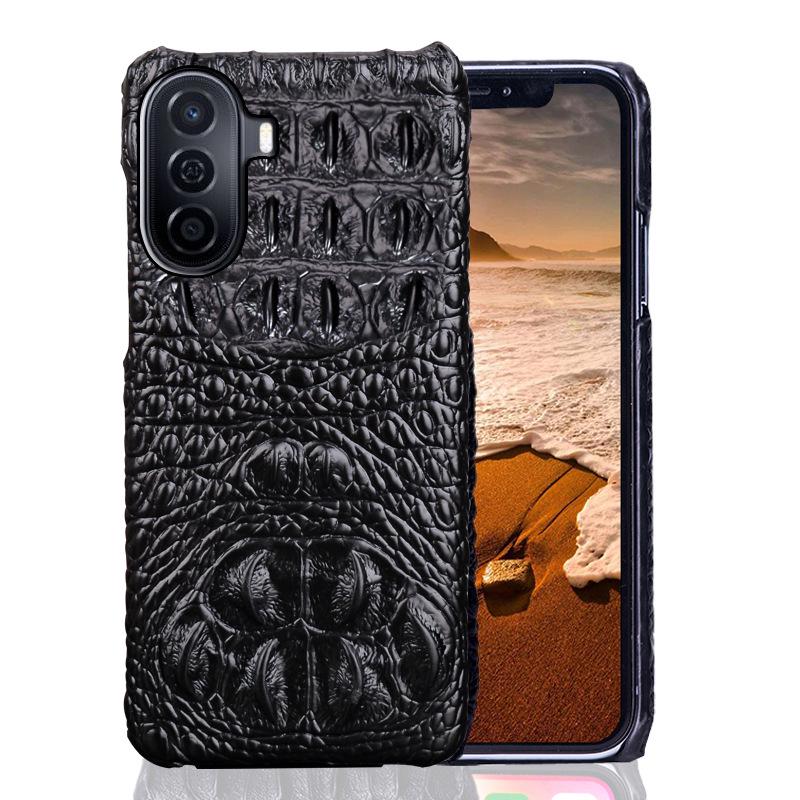 Кожаный чехол Huawei Enjoy 60/50Pro с крокодиловым черепом, полузакрытый, для Enjoy 20Plus