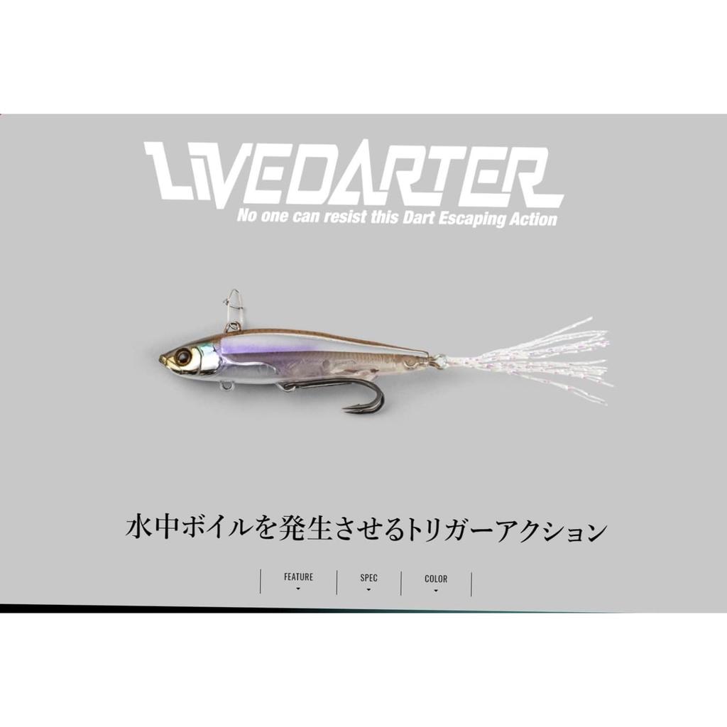 [JACKALL] Live Darter Bass Lure Super Clear Wakasagi