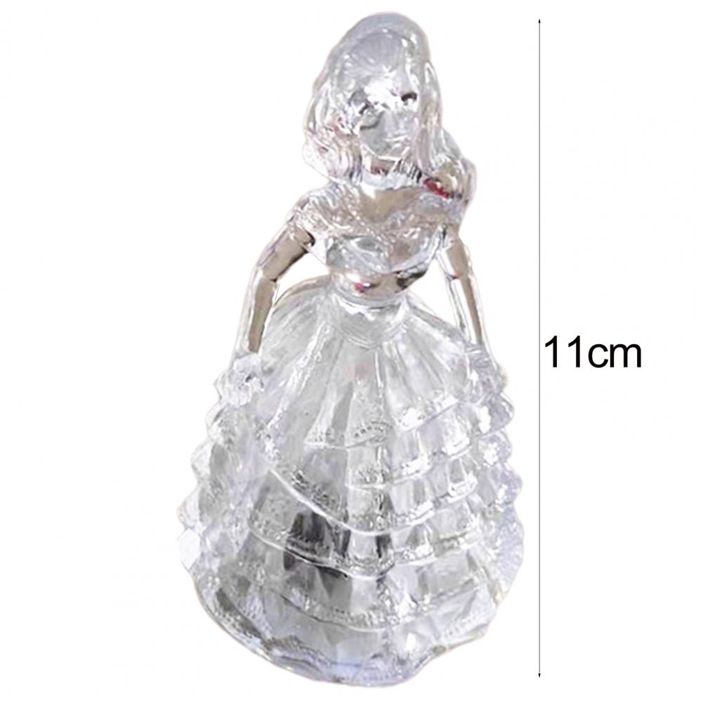 Светодиодная лампа Crystal Princess, меняющая цвет, рождественская ночная лампа, домашний декор стола