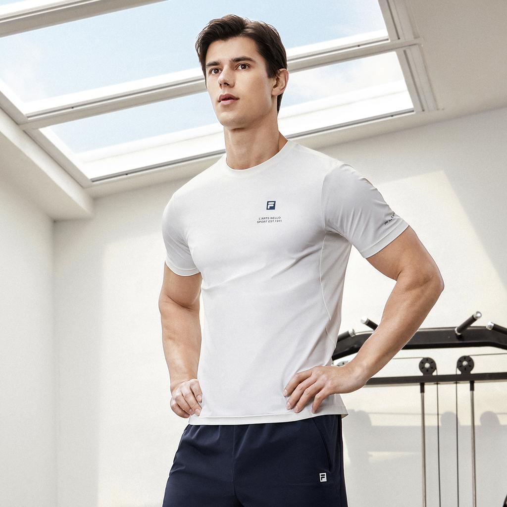 FILA Running T Shirt Men's Starlight White A11M421121FWT