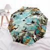 1 шт. Зонт футбольной команды Портативный складной зонт Железный каркас Структура из костей Открытый домашний зонт