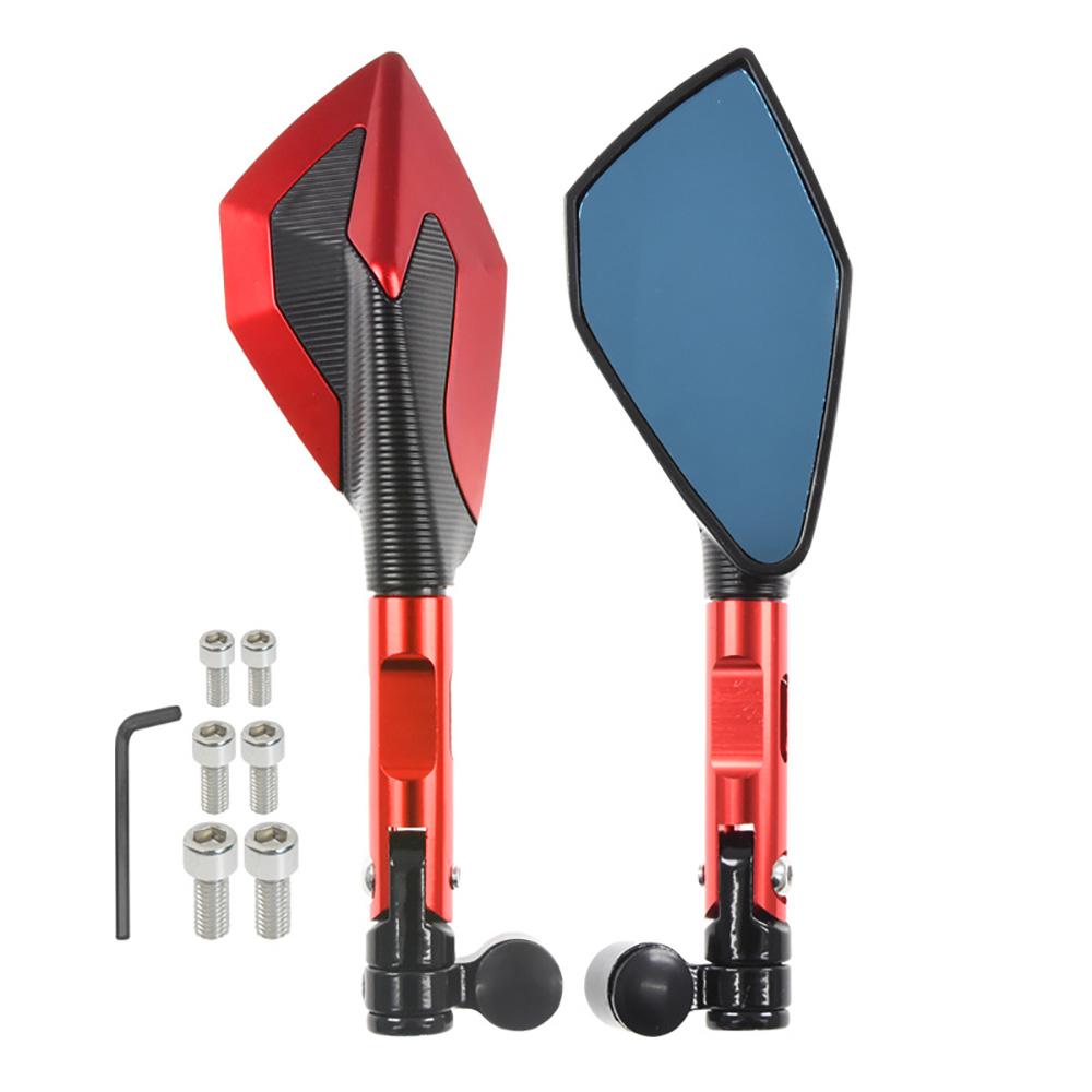 Мотоциклетное боковое зеркало с ЧПУ 10 мм, зеркала заднего вида для Kawasaki Ninja 250 400 650 ABS Vulcan S 650cc ER-6F ER-6n ZX-6R ZX-10R