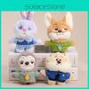 Zootopia Plush Nick And Judy Keychain Soft Toy For Girls Bag Decor