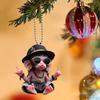 Arrive Acrylic Monkey Pendant Personalized Decor Pendant Christmas Monkey Pendant Car Cartoon Xmas Tree Acrylic Ornament