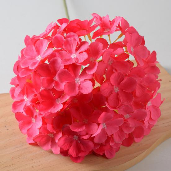 Real Touch Faux Hydrangea Flower 27" Large Fake Silk Hydrangea with Long Stem for Vase Wedding Party Centerpiece Home Table Decor