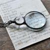 Alloy Multi-color optional 6x magnification Multipurpose Monolithic eyepiece Pendant Magnifying glass necklace Magnifier