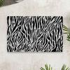 Wagonic Zebra Pattern Digital Printed 50 X 70 Cm. Decorative Multi-Purpose Interior and Exterior Door Mat