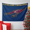 Cleveland Cavaliers Abstract Design Pattern Wall Hanging Tapestry Decorative Tapestry Home Decor for Bedroom and Living Room