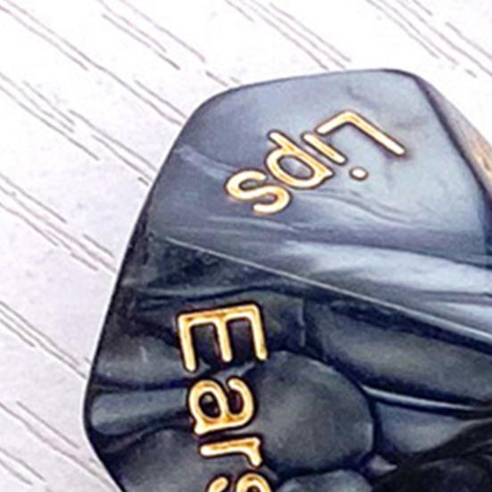 Игровой набор из 5 игральных костей Naughty Dice, светящиеся в темноте акриловые игральные кости Sexy Love для вечеринки в паре с золотыми узорами