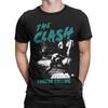 Футболка The Clash London Calling для мужчин и женщин Винтажные футболки Футболка с круглым вырезом и коротким рукавом