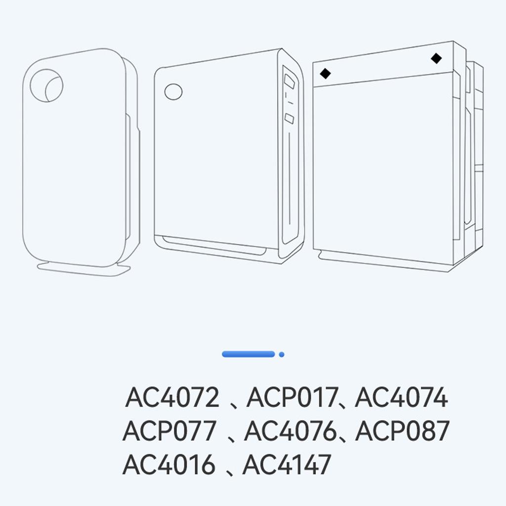 Очистители воздуха HEPA Фильтр-замена для AC4072 ACP017 AC4074 ACP077 AC4076 ACP087 AC4016 AC4147 HEPA Угольный фильтр