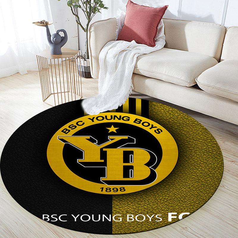 BSC Young Boys pattern round rug,Carpet Rug for Living Room Bedroom Playroom ,Non-slip Floor Mat,Holiday Gifts and Birthday Gifts.
