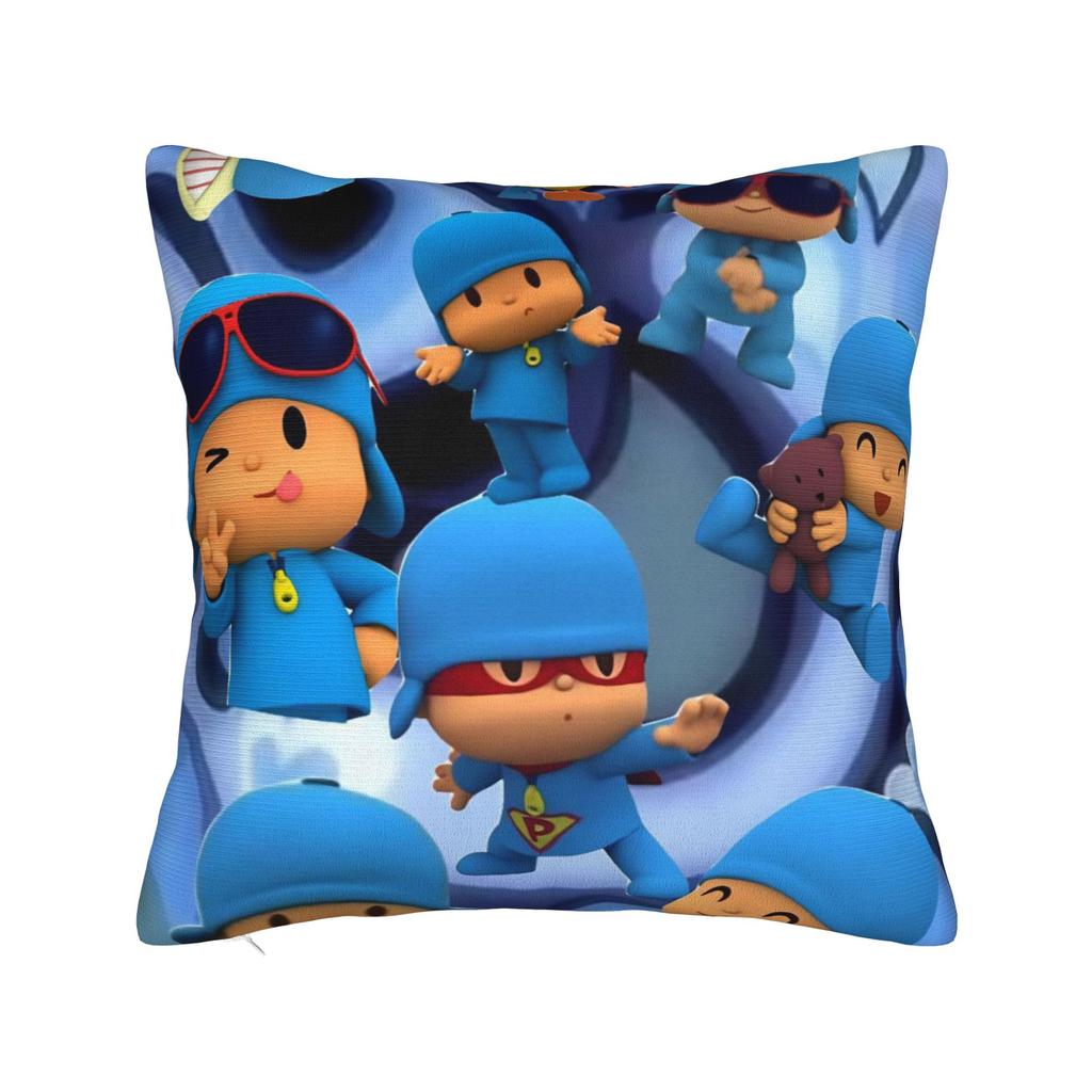 Decorative Pillow Cover Pocoyoes Cartoon Comdy Stuff Home  Throw Pillow Case Cover Drop Shipping Multi-Size