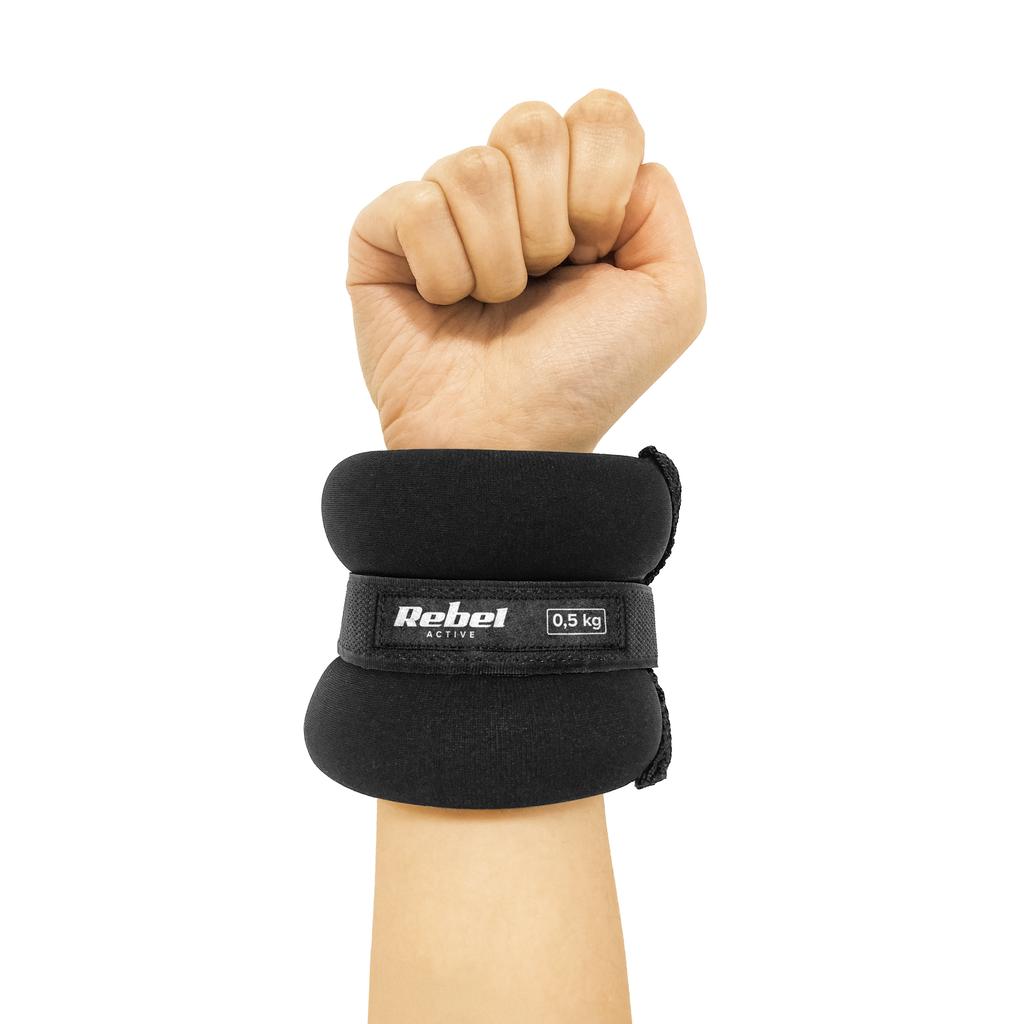 Weights For Ankles, Wrists, Legs, Arms, Adjustable, Comfortable, 2X0.5Kg Rebel