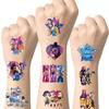 2026 hot 25/50pcs Kpop Demon Hunters Temporary Tattoo Sticker Rumi Cute Waterproof Tattoo For Birthday Party Gift