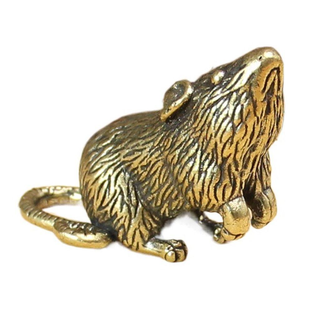 Ornaments Bull Ornament Sculpture Copper Miniatures Figurines Home Office Decoration Copper Statue