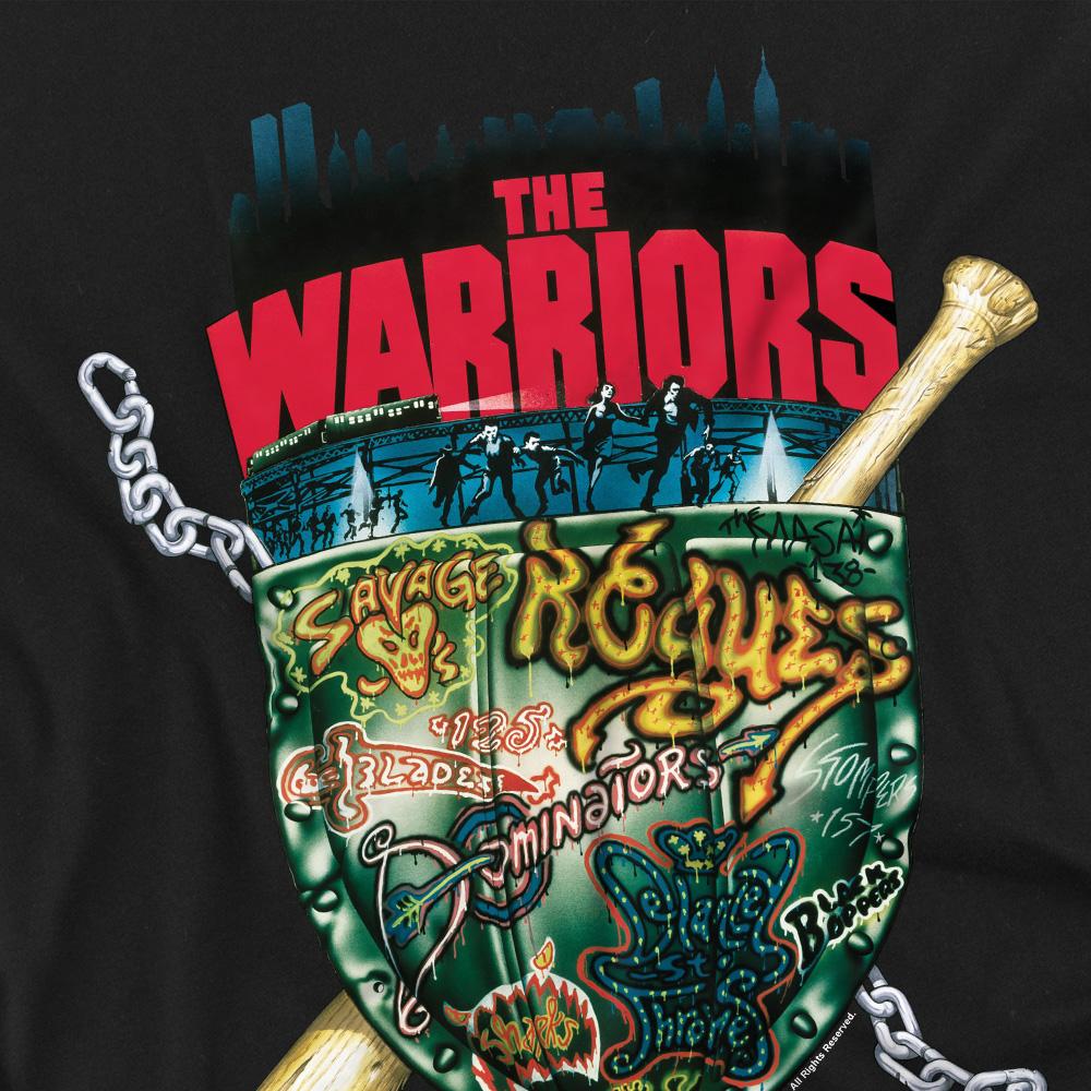 The Warriors Unisex Adult Shield T-Shirt